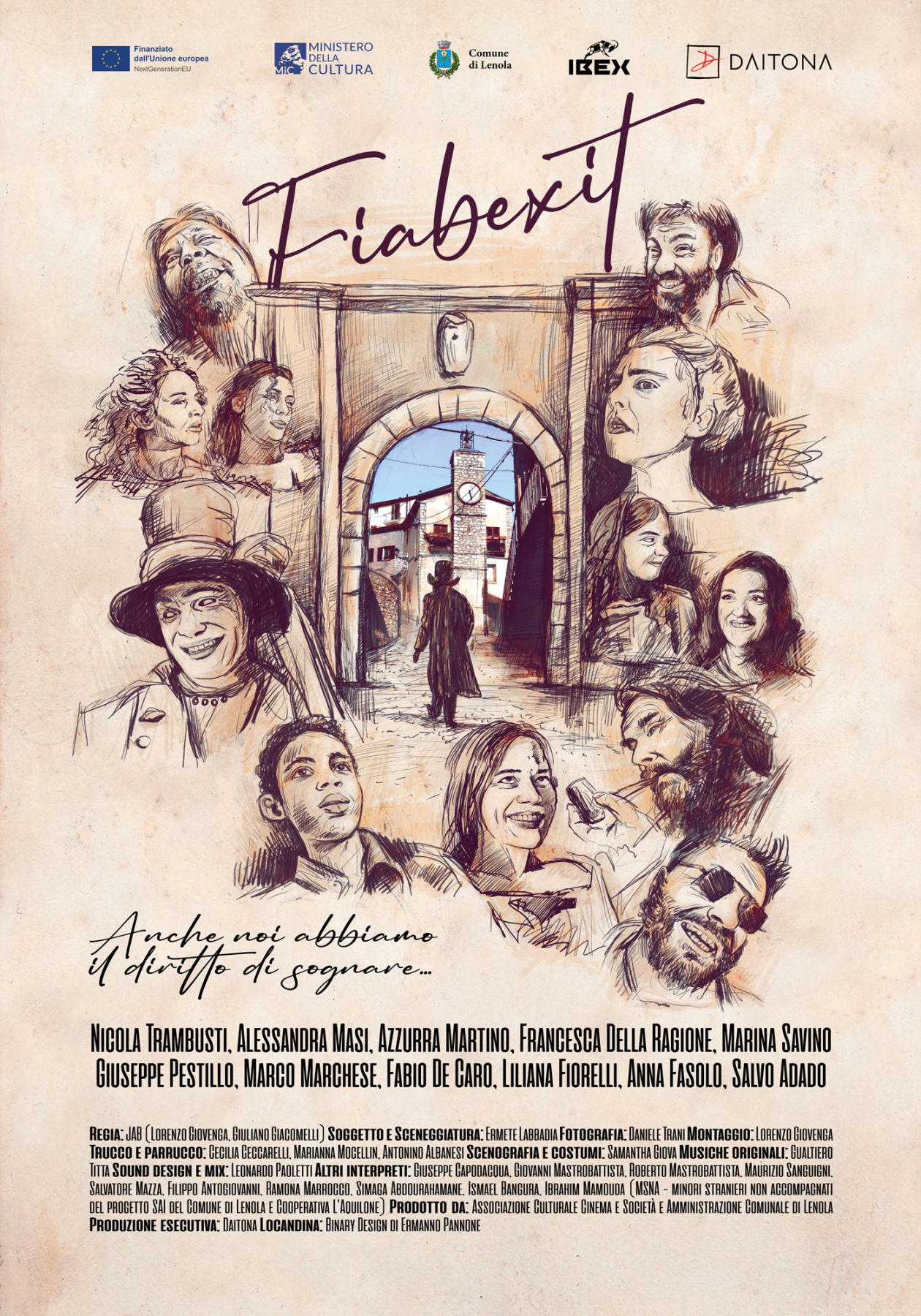 Fiabexit, Inventa un Film, Lenola, Ermete Labbadia, Jab, Daniele Trani, Alessandra Masi, Nicola Trambusti, Azzurra Martino, Fabio De Caro, Giuseppe Pestillo  