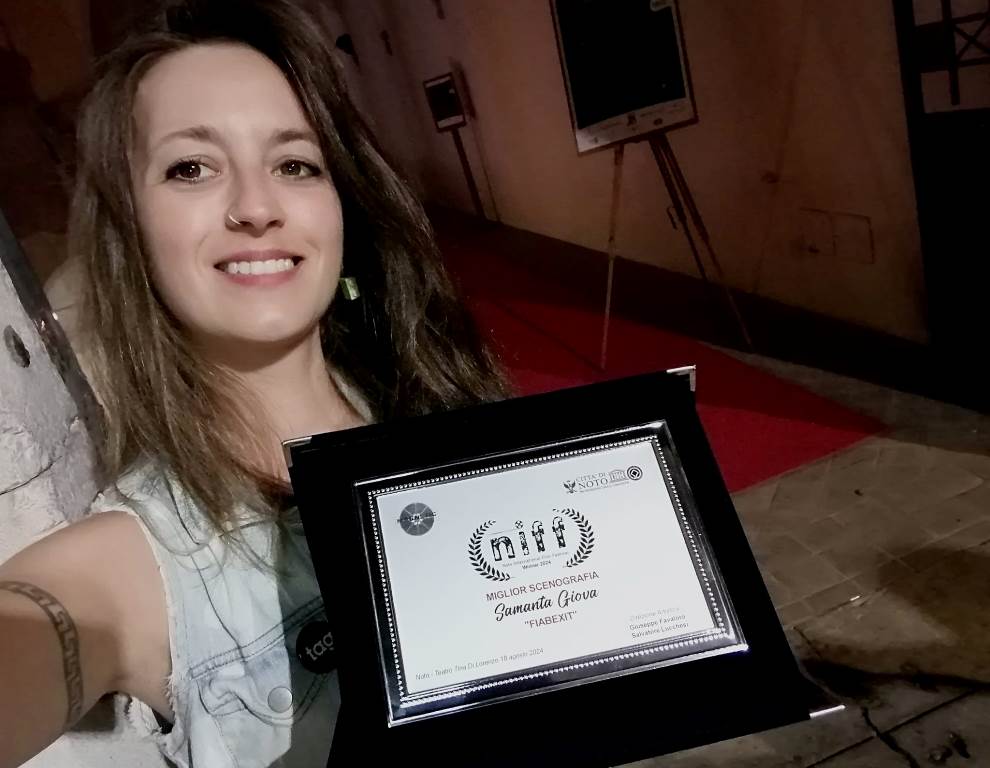 Samantha Giova, miglior scenografia, Fiabexit, NIFF, Noto International Film Festival, Inventa un Film, Lenola 