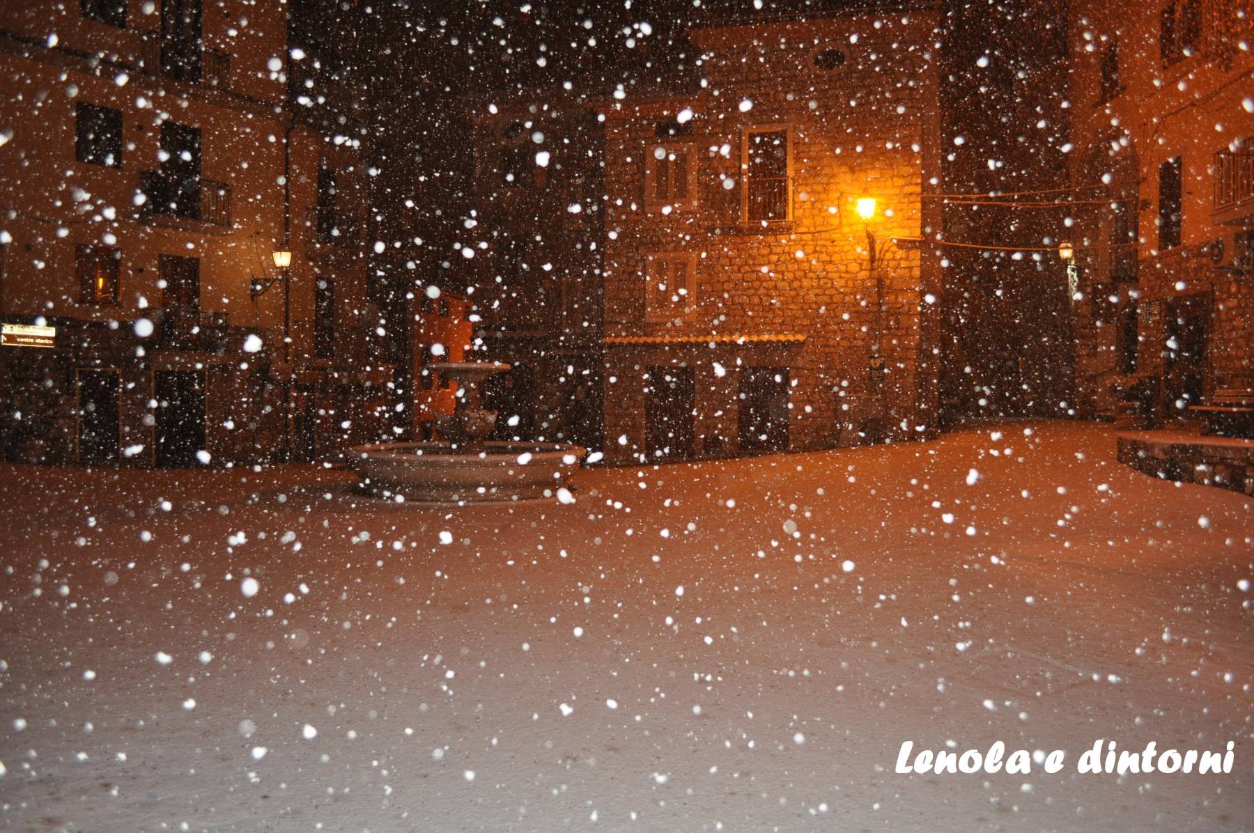 neve a lenola, nevicata 2018, lenola, lenola e dintorni