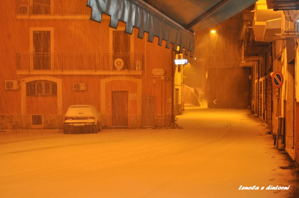 Burian a Lenola, Burian a Lenola 2018, neve a Lenola 2018, nevicata Lenola 2018