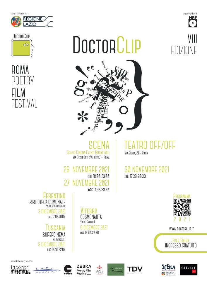 doctorclip, Roma Poetry Film Festival, corti di... versi, Veronica D'auria