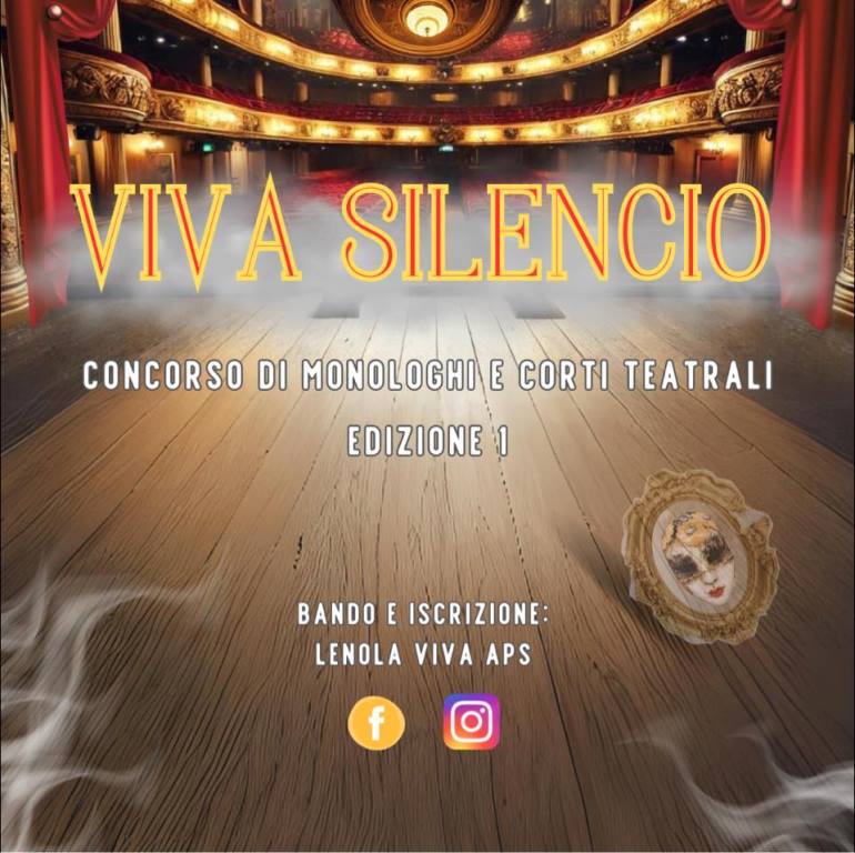 Viva Silencio, teatro, concorso corti e monologhi teatrali