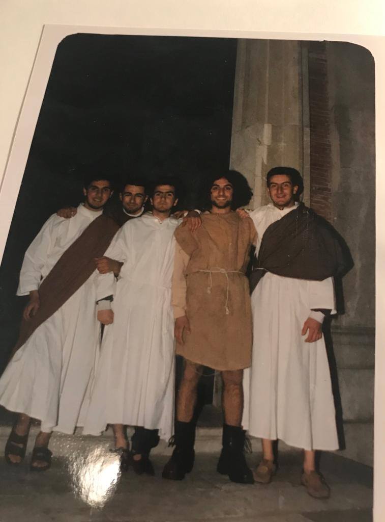 passione vivente, lenola, anni 90, apostoli